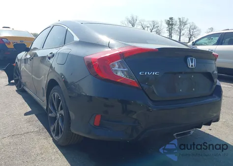 2020 Honda Civic Sport from USA, damaged, VIN 2HGFC2F85LH572841